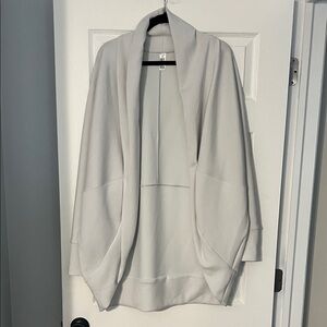 SPANX Light Gray AirEssentials Cocoon Open Front Cardigan, XL/1X